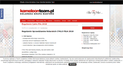 Desktop Screenshot of kameleonteam.pl