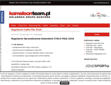 Tablet Screenshot of kameleonteam.pl